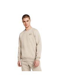 Bluza męska Under Armour Essential Fleece Crew. Kolor: brązowy