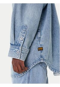 G-Star RAW - G-Star Raw Koszula jeansowa D27695-D788 Niebieski Oversize. Kolor: niebieski. Materiał: bawełna #5