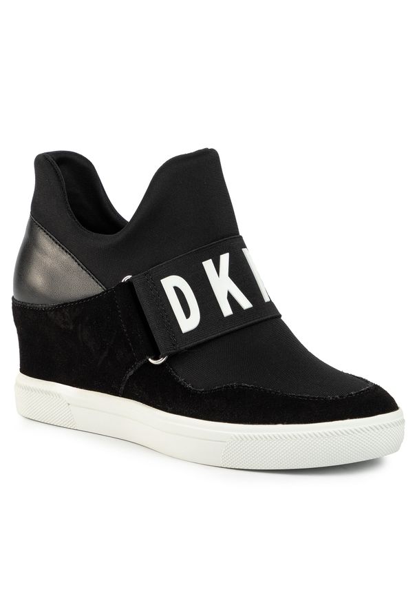 Sneakersy DKNY Cosmos K2855698 Black. Kolor: czarny. Materiał: materiał