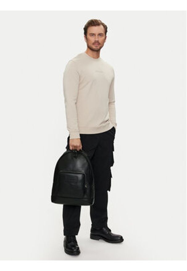 Emporio Armani Plecak Y4O334 Y068E 80001 Czarny. Kolor: czarny. Materiał: skóra