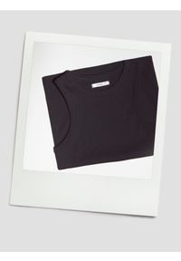 Reserved - Bawełniany top - czarny. Kolor: czarny. Materiał: bawełna