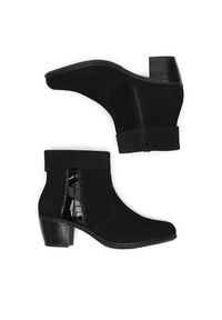 Rieker Botki Y2152-00 Czarny. Kolor: czarny. Materiał: skóra #6