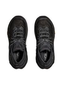 HOKA - Hoka Trekkingi Kaha 3 Low Gtx GORE-TEX 1162532 Czarny. Kolor: czarny. Materiał: nubuk, skóra. Technologia: Gore-Tex. Sport: turystyka piesza #4