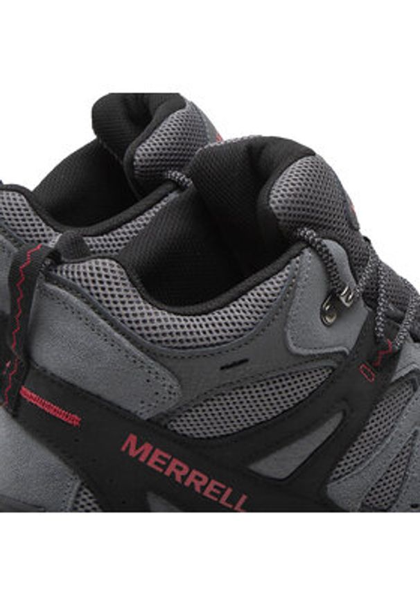 Merrell Trekkingi Accentor 3 Mid J135479 Szary. Kolor: szary. Materiał: materiał. Sport: turystyka piesza