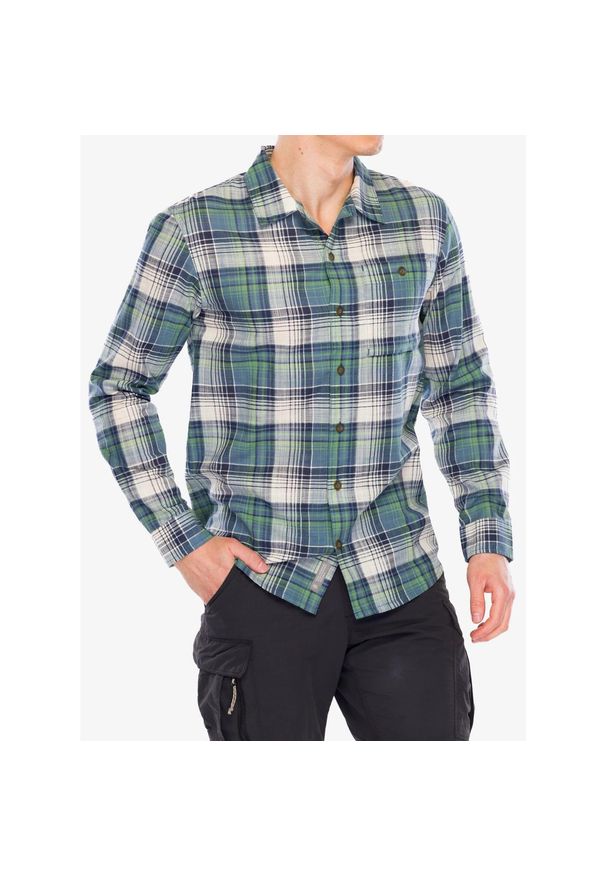 ROYAL ROBBINS - Koszula turystyczna męska Royal Robbins Redwood Plaid L/S. Kolor: niebieski