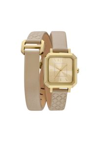 Armani Exchange Zegarek Classic AX5728 Beżowy. Kolor: beżowy