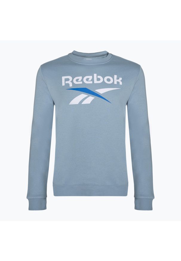 Bluza męska Reebok Identity Big Logo Fleece Crew. Kolor: niebieski