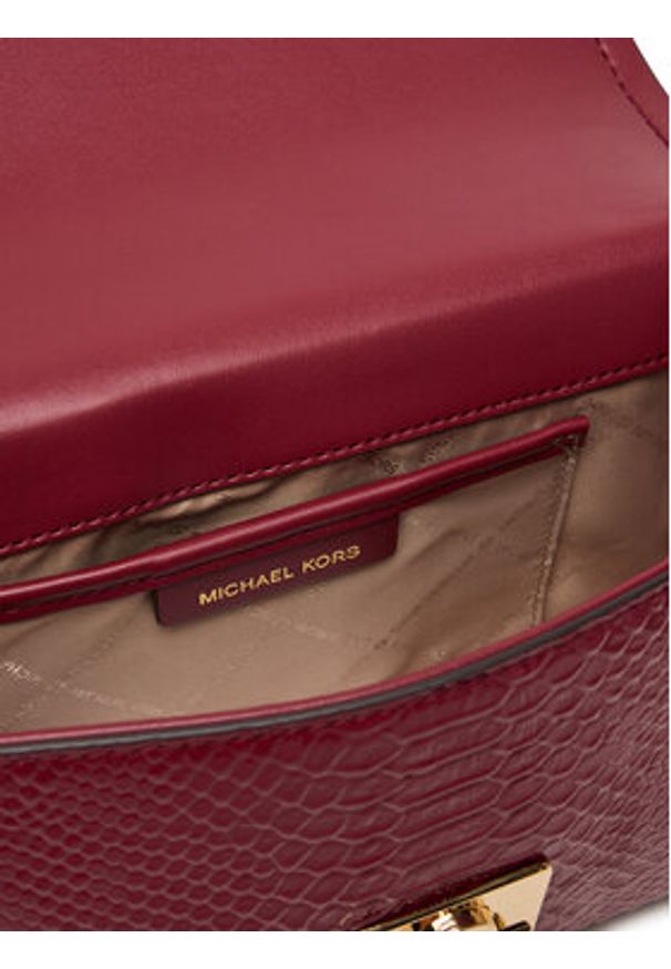 MICHAEL Michael Kors Torebka Tribeca 30T5G2RL7L Bordowy. Kolor: czerwony. Materiał: skórzane