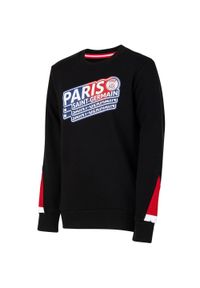 PSG - Bluza Paris Saint-Germain dla dzieci. Kolor: czarny
