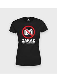MegaKoszulki - Koszulka damska Zakaz forografowania. Materiał: bawełna #1