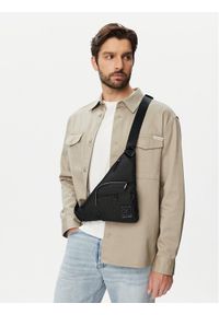 Calvin Klein Saszetka Utility Emblem Aop Crossbody LV04D3386G Czarny. Kolor: czarny. Materiał: materiał #1