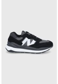 New Balance buty M5740CBA kolor czarny. Nosek buta: okrągły. Zapięcie: sznurówki. Kolor: czarny. Materiał: guma