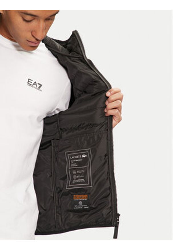 Lacoste Kurtka przejściowa BH2909 Czarny Regular Fit. Kolor: czarny. Materiał: syntetyk