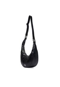 Calvin Klein Torebka Buckle Convertible Small Hobo LV04F3512G Czarny. Kolor: czarny. Materiał: skórzane #4