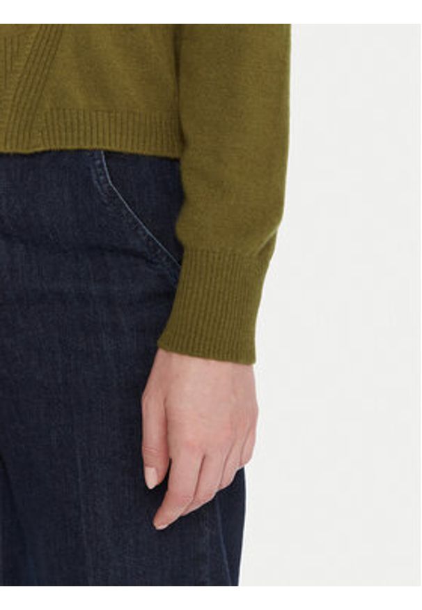 United Colors of Benetton - United Colors Of Benetton Sweter 102HD4032 Zielony Relaxed Fit. Kolor: zielony. Materiał: syntetyk