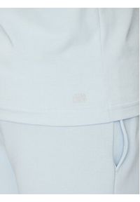 Lacoste T-Shirt TH7618 Błękitny Regular Fit. Kolor: niebieski. Materiał: bawełna, syntetyk #5