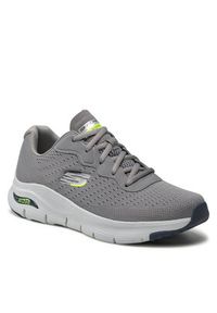 skechers - Skechers Sneakersy Infinity Cool 232303/GRY Szary. Kolor: szary. Materiał: materiał #2