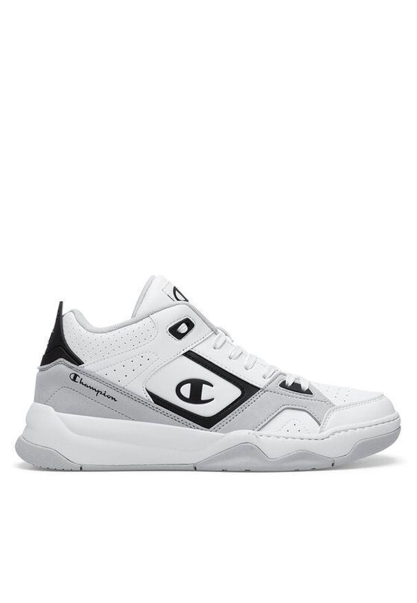 Champion Sneakersy OVERTIME MID S22274-WW002 Biały. Kolor: biały. Materiał: materiał