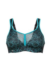 ANITA ACTIVE - Stanik do biegania Air Control mit Delta Pad z wysoki poziomem podtrzymywania. Kolor: niebieski. Materiał: poliester, elastan, poliamid. Sport: bieganie
