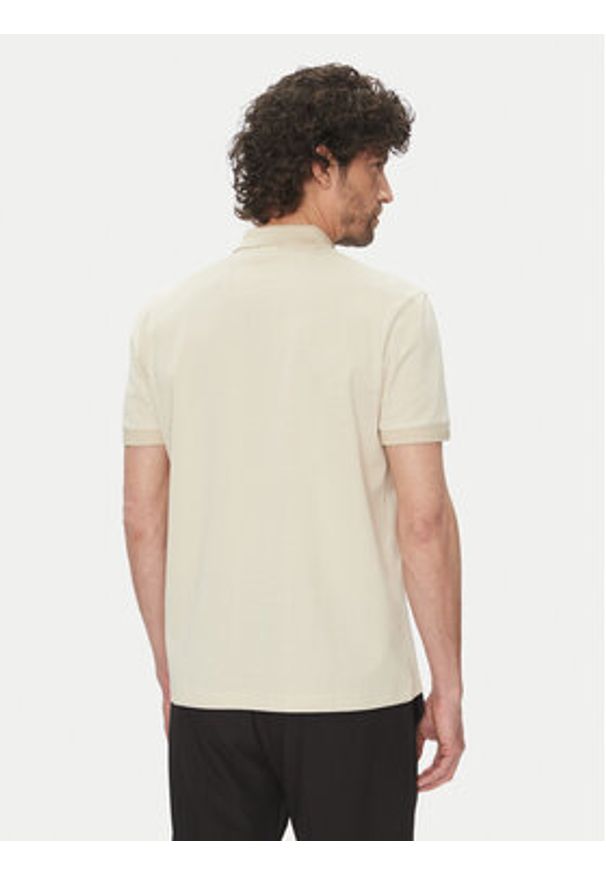 BOSS Polo Philix Pima 50538177 Beżowy Regular Fit. Typ kołnierza: polo. Kolor: beżowy. Materiał: bawełna