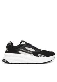 EA7 Emporio Armani Sneakersy 7X000342 AF18617 MZ192 Czarny. Kolor: czarny. Materiał: skóra