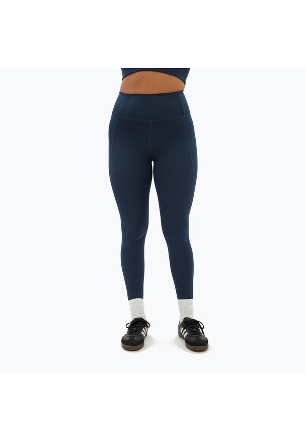 GIRLFRIEND COLLECTIVE - Legginsy Girlfriend Collective Pocket. Kolor: niebieski. Sport: fitness