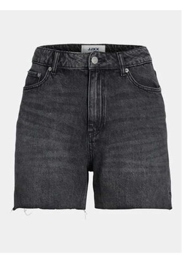 JJXX Szorty jeansowe 12227837 Szary Straight Fit. Kolor: szary. Materiał: bawełna