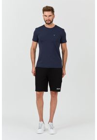Guess - GUESS Granatowy męski t-shirt New Tech Str T, Rozmiar XL. Kolor: niebieski #5
