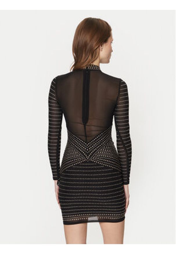 Marciano Guess Sukienka koktajlowa 5RGK30 6218A Czarny Regular Fit. Kolor: czarny. Materiał: syntetyk. Styl: wizytowy