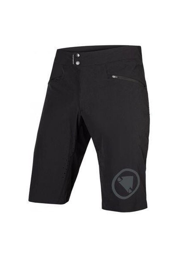 ENDURA - Spodenki rowerowe męskie Endura Singletrack Lite Short Std. Kolor: czarny. Długość: krótkie. Sezon: lato
