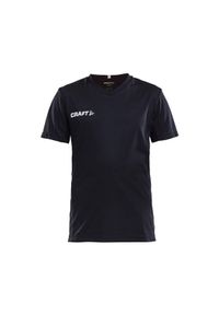 Koszulka dla dzieci Craft squad solid. Kolor: czarny. Długość rękawa: długi rękaw. Styl: sportowy #1