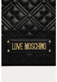 Love Moschino - Torebka. Kolor: czarny. Wzór: gładki. Materiał: skórzane #5