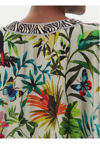LOLA CASADEMUNT Bluzka LS2515030 Kolorowy Relaxed Fit. Materiał: wiskoza. Wzór: kolorowy