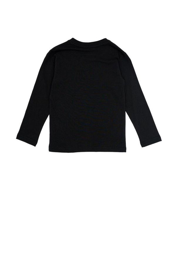LEONE 1947 APPAREL - Dziecięcy t-shirt basic Leone z długim rękawem. Kolor: czarny. Długość rękawa: długi rękaw. Długość: długie. Sport: joga i pilates