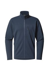 Kurtka turystyczna Haglöfs Rosson. Kolor: niebieski. Sport: turystyka piesza #1