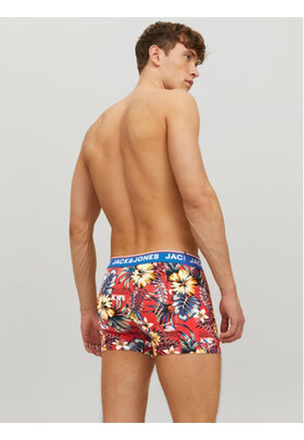 Jack & Jones - Jack&Jones Komplet 3 par bokserek Azores 12228458 Kolorowy. Materiał: bawełna. Wzór: kolorowy