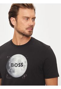 BOSS - Boss T-Shirt 50528189 Czarny Regular Fit. Kolor: czarny. Materiał: bawełna #2