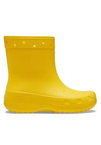 Crocs Kalosze Classic Rain Boot 208363 Żółty. Kolor: żółty