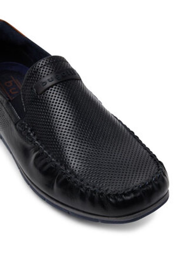 Bugatti Mokasyny 325-A2X6G-4000-4100 Granatowy. Kolor: niebieski. Materiał: skóra