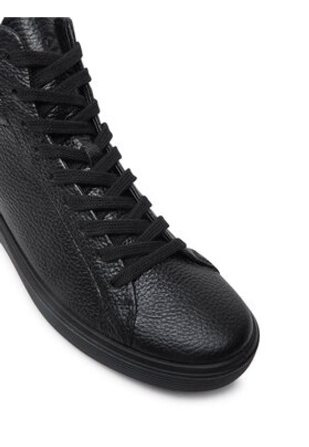 ecco - ECCO Sneakersy Soft 60 W 21922301001 Czarny. Kolor: czarny. Materiał: skóra