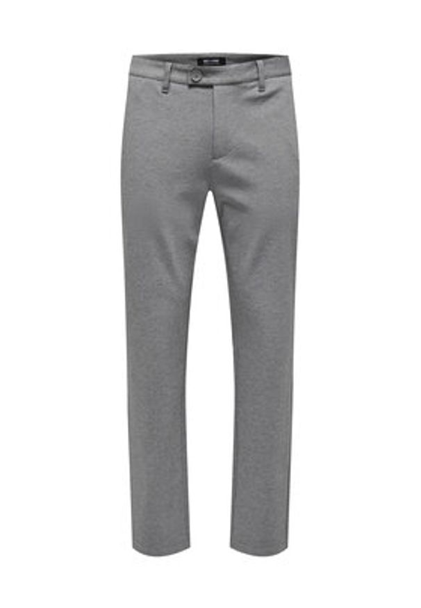Only & Sons Chinosy 22026242 Szary Regular Fit. Kolor: szary. Materiał: syntetyk