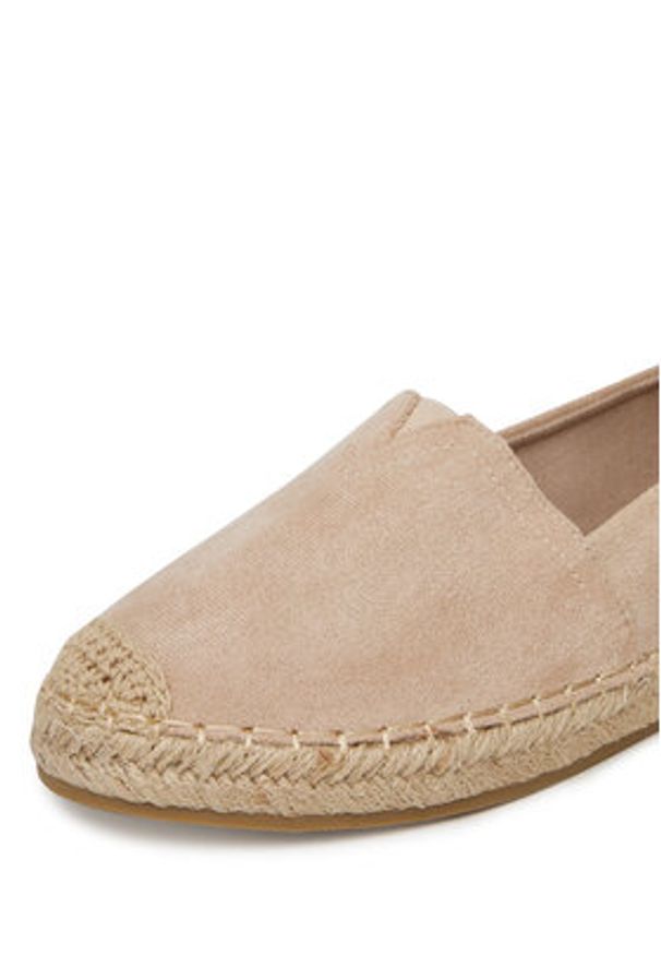 Jenny - JENNY Espadryle WSS990-249 Beżowy. Kolor: beżowy. Materiał: materiał