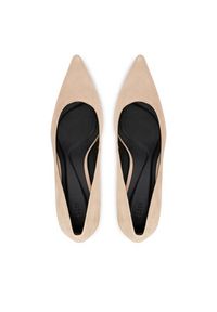 BOSS Szpilki Gracey 50557675 Écru. Materiał: skóra. Obcas: na szpilce #4