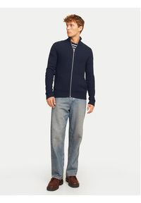 Jack & Jones - Jack&Jones Kardigan Pannel 12258474 Granatowy Regular Fit. Kolor: niebieski. Materiał: syntetyk