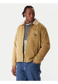 Quiksilver Kurtka przejściowa Dna Sherpa Harrington EQYJK04201 Beżowy Regular Fit. Kolor: beżowy. Materiał: bawełna #1