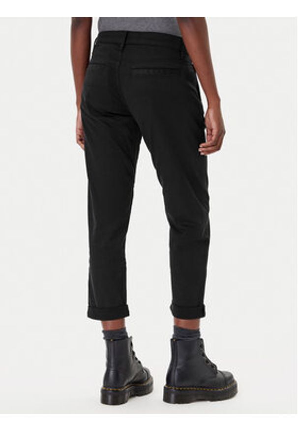 G-Star RAW - G-Star Raw Spodnie materiałowe Kate D25257-C106 Czarny Boyfriend Fit. Kolor: czarny. Materiał: bawełna