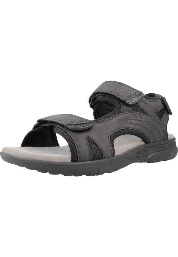 Geox - Sandały GEOX U SPHERICA EC5 Czarny. Kolor: czarny. Materiał: syntetyk, tkanina. Sezon: lato