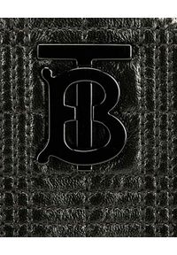 Burberry - BURBERRY - Okrągła torebka Louise. Kolor: czarny. Materiał: materiał #2