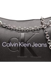 Calvin Klein Jeans Torebka Sculpted 24 Mono K60K607831 Czarny. Kolor: czarny. Materiał: skórzane #3
