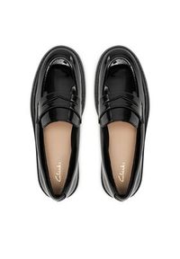 Clarks Lordsy Orinoco 2 Penny 261747874 Czarny. Kolor: czarny. Materiał: skóra, lakier #4